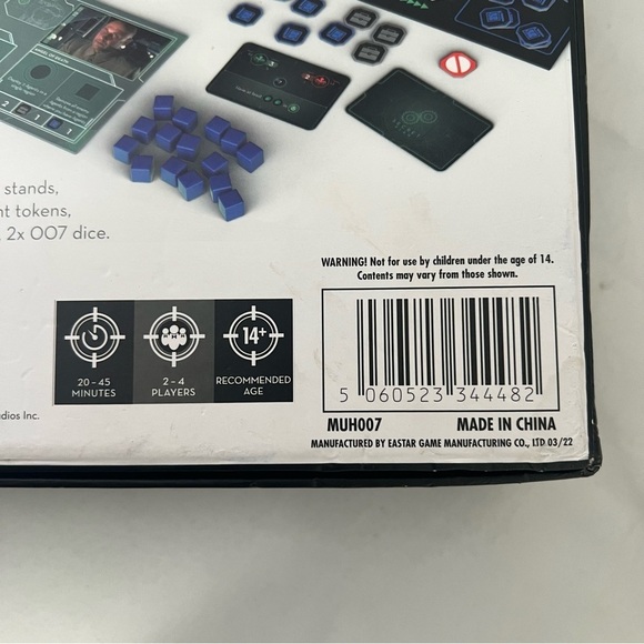 Spectre 007 JAMES BOND Board Game Strategy Challenging New In Box 2-4 Players - Picture 11 of 11